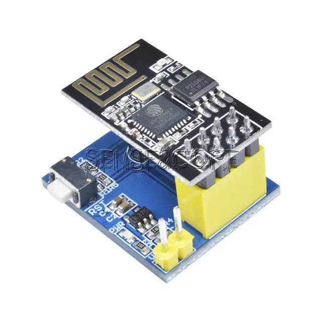 ESP8266 ESP01S SERIAL DS18B20 Temperature Sensor Adapter Wireless WIFI