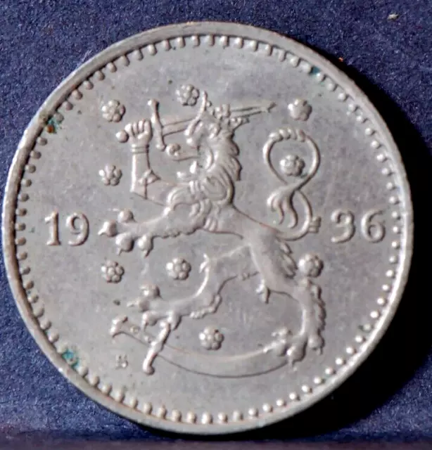 Finland, 1936-S 5 Markka, KM30, Extremely Fine, specks, NR,  6-6