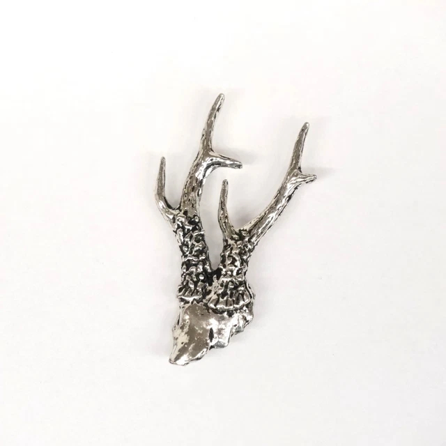 Cornamenta Ciervo Pin Broche Sombrero Joya Botón Regalo Nuevo