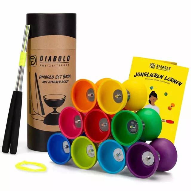 Diabolo Freizeitsport Diabolo Set Basic für Anfänger & Fortgeschrittene