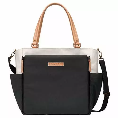 Petunia Pickle Bottom City Carryall, Birch/Black Diaper Bag