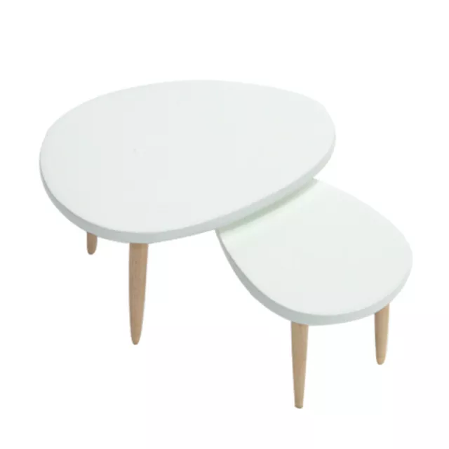 1:12th Scale Dolls House Miniature Coffee Table Computer Desk Wooden Furniture