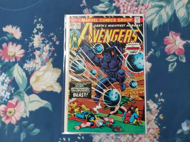 Avengers #137 Marvel Comics 1975 Beast and Moondragon joins the Avengers VG+