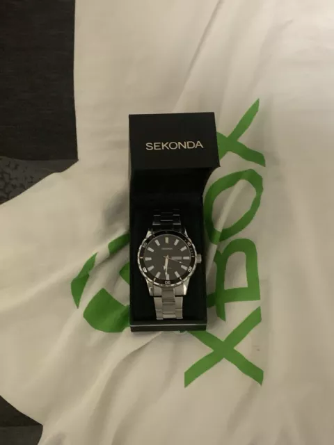 SEKONDA SPORTS SILVER Stainless Steel Men s Watch 1373 15.00 PicClick UK