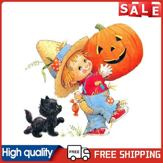 Bordado parcial 11 quilates conjunto de agujas kit de punto de cruz Halloween niños obras de arte
