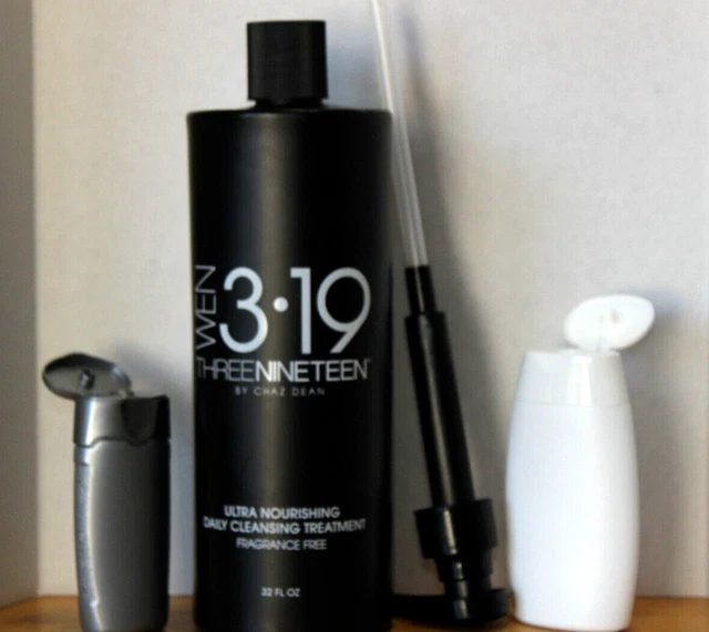 Wen 319 Three Nineteen 32 oz Nourishing Daily Cleansing Treatment + TWO Bottles