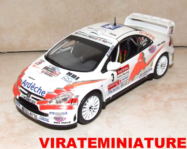 Peugeot 307 WRC Rallye Du Limousin 2008 - Pilote Alexandre Bengué - Modèle 1/43 Altaya Neuf
