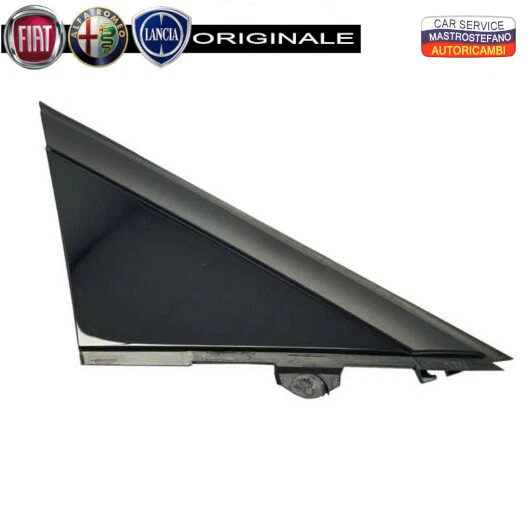 Coppia Mostrine Specchietto Fiat 500 (2007+) &ndash; Lato Destro E Sinistro &ndash; Colore Nero Opaco