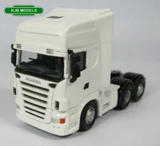 BNIB OO GAUGE OXFORD 1:76 (76WHSCACAB) Plain White Scania Lorry Cab