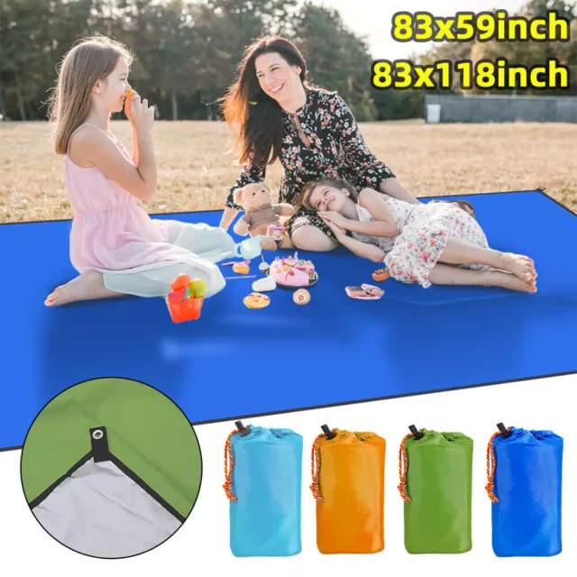 Beach Mat Outdoor Picnic Blanket Rug Mattress Camping Waterproof Sand Free Pad