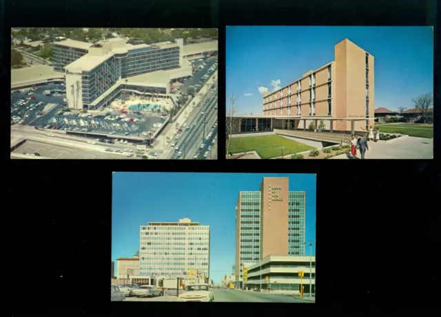 USA, Massachusetts, Boston,Airport, Prudental Center , 1960's, 3 postcards