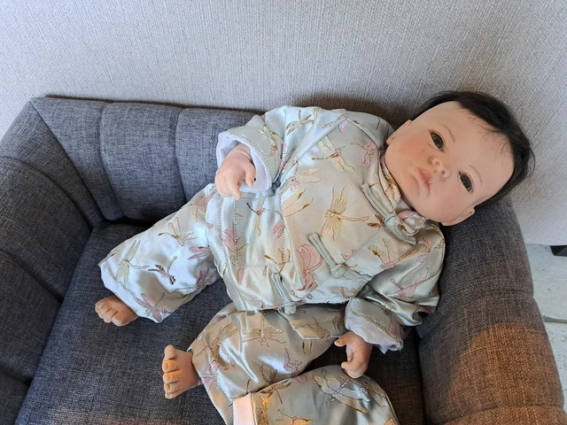 RARE BEBE REBORN Sheila Mickael 42 Cm Tres Realiste Sorti