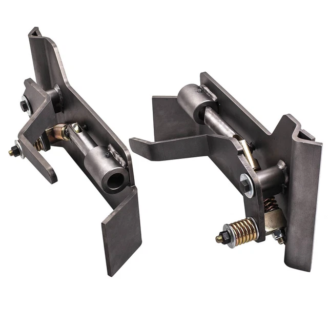2 Pcs Universal Weld-On Skid Steer Quick Attach Conversion Adapter Quick Tach