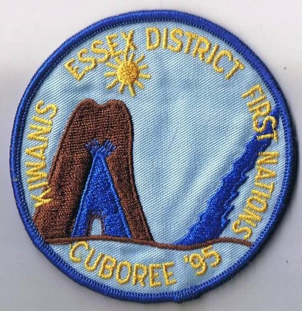 Scouts Canada Patch Kiwanis Essex District First Nations Cuboree 1995