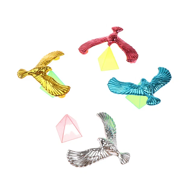 2PCS NOVELTY AMAZING Balance Eagle Bird Toy Balance Gag Toy for Kid