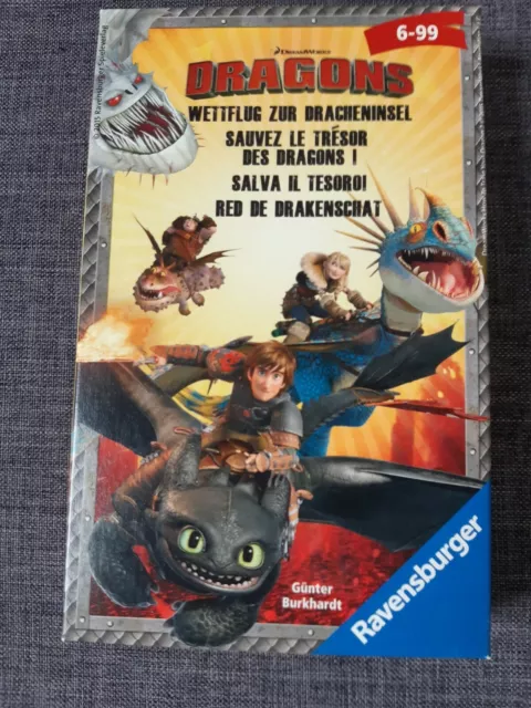 Ravensburger 233991 - Dragons -  Wettflug zur Dracheninsel - DreamWorks  Hicks,