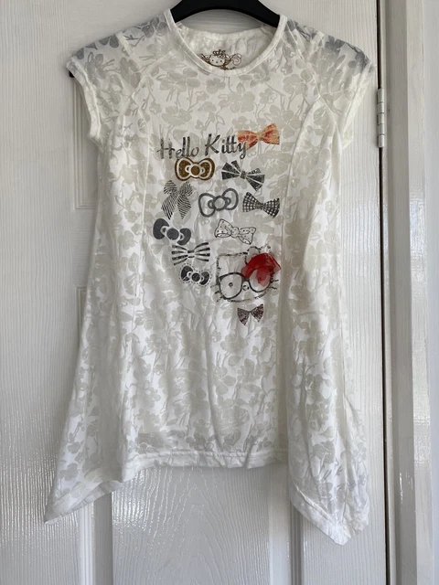 Marks And Spencer Girls Hello Kitty Top Age 9-10 Years