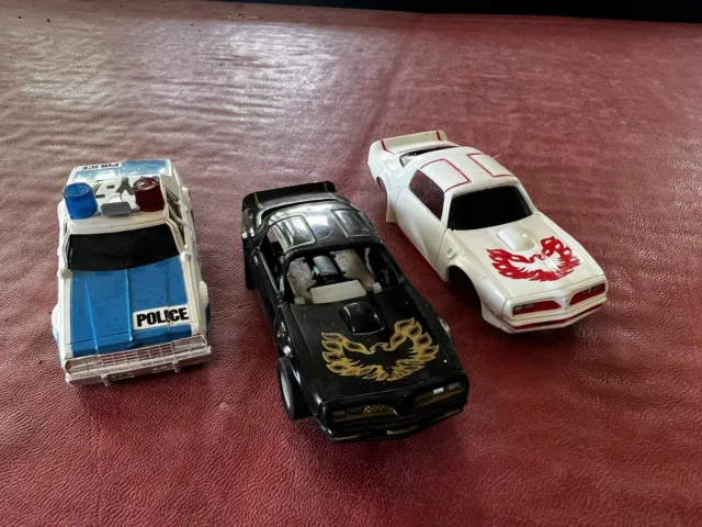 Vtg Scale Tyco aurora trans am slot cars car racing police Smokey and bandit Gm