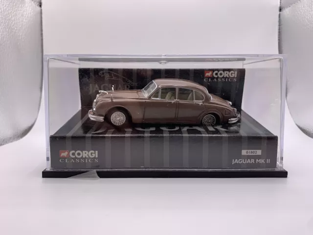 Corgi Classics 1:43 Jaguar MKII Bronze #01802