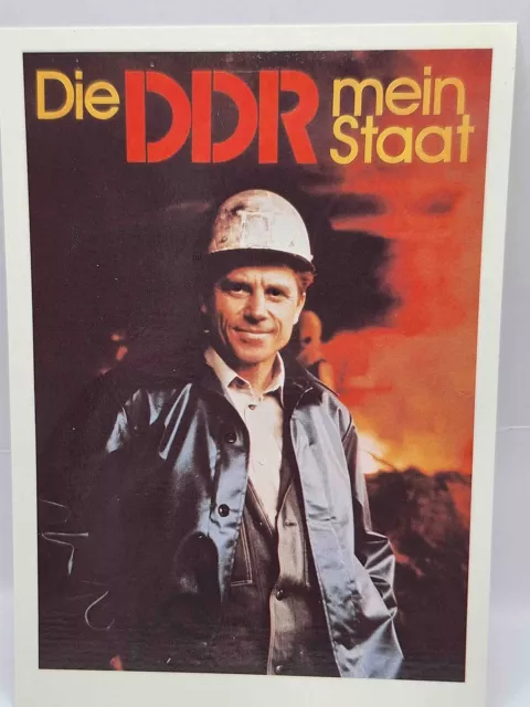 DDR NVA Politik Propaganda Ansichtskarte Die DDR Mein Staat Postkarte RAR