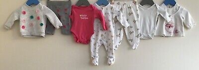 Baby Girls Bundle Of Clothing Age 0-3 Months F&F Mothercare George
