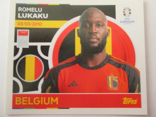 Sticker Kevin De Bruyne (BEL 2) - Bleu - Euro 2024 Topps - NEUF