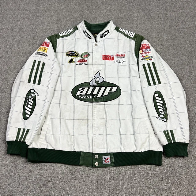 VINTAGE DALE EARNHARDT Jr Amp Energy Jacket Men's 2XL NASCAR Coat