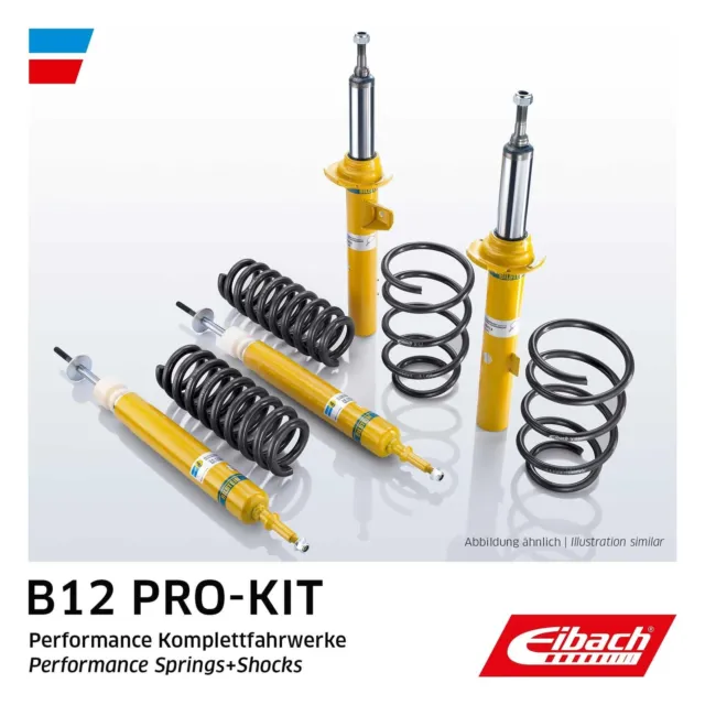 EIBACH B12 Pro-Kit Jeu de suspensions ressorts / amortisseurs Kit de suspension