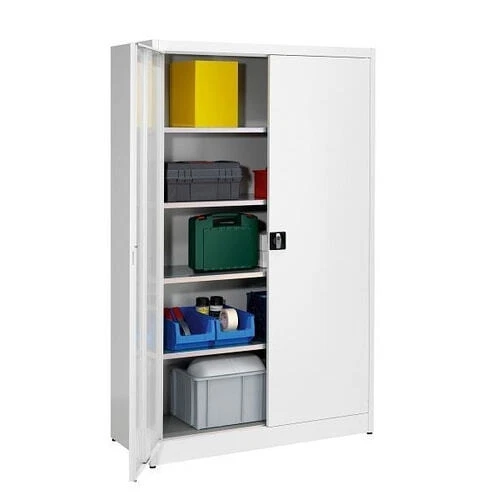 Werkzeugschrank, Materialschrank, 4 Böden, grau, 1.965 x 1.200 x 500 mm (HxBxT)