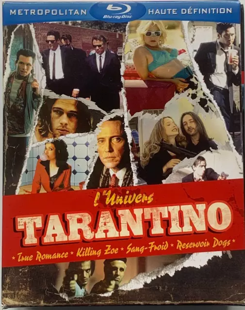 L'univers Tarantino (coffret 4 blu-ray) Killing Zoe Reservoir Dogs True Romance