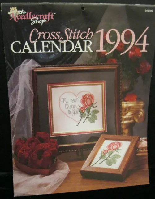 The Needlecraft Shop Cross Stitch Calendar 1994 #946205 Cross Stitch Patterns