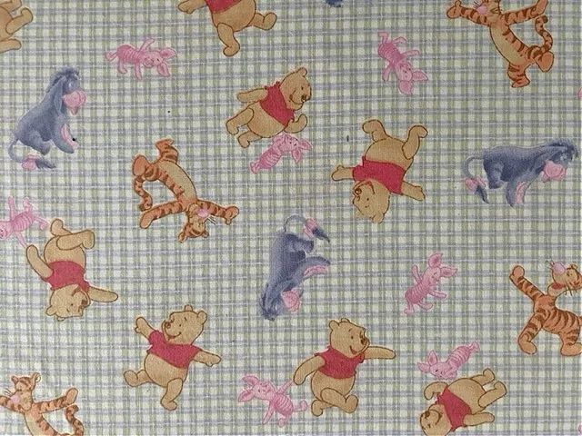 Disney Winnie the Pooh Fabric 45 1 yd Cotton Children Springs Industries
