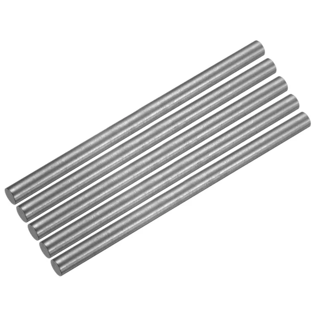 Graphite Rod Graphite Stirring Rod Stick Rod 150x8mm Black, Pack of 5