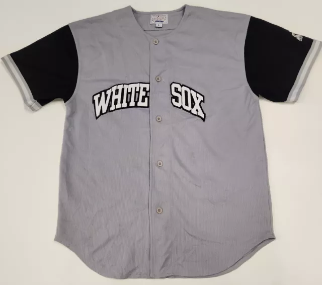 Chicago White Sox Starter Baseball MLB Jersey Mens Size Large L Genuine Shirt