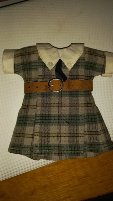 ROBE ANCIENNE ET son béret pour poupée ancienne jumeau ou autre EUR 280