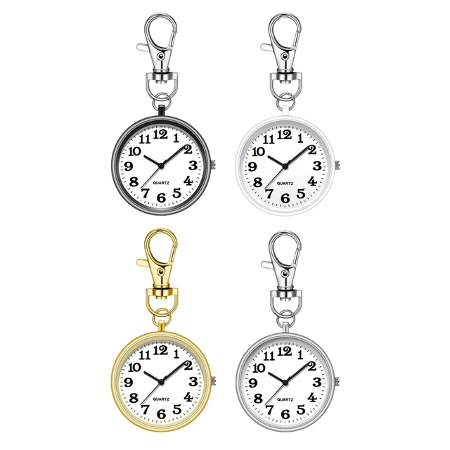Ziyonix Taschenuhr Mit Karabiner - Leuchtende Krankenschwester Uhr Für Outdoor