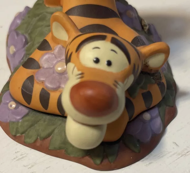 Disney Winnie The Pooh & Friends Thanks A Big Bouncy Bunch Tigger Porcelain Art