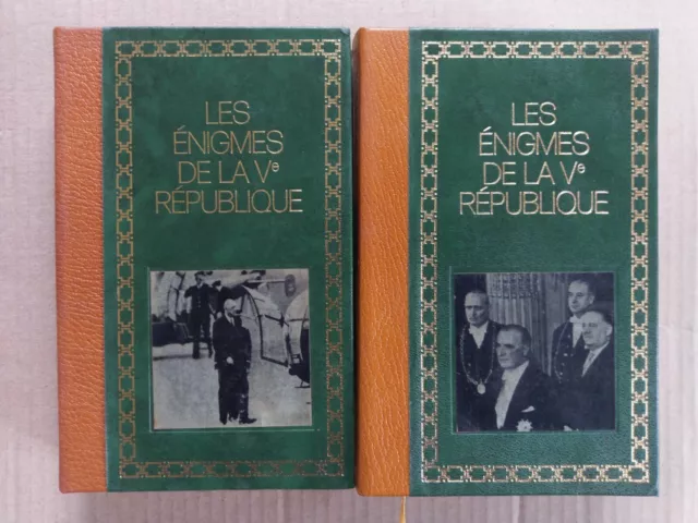 Les énigmes de la Ve République Tome I et II par Paul ULRICH Editions FAMOT 1975