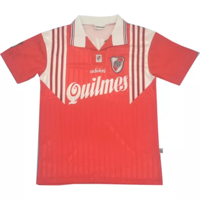 River Plate 1996 Quilmes Retro Adidas Soccer Jersey