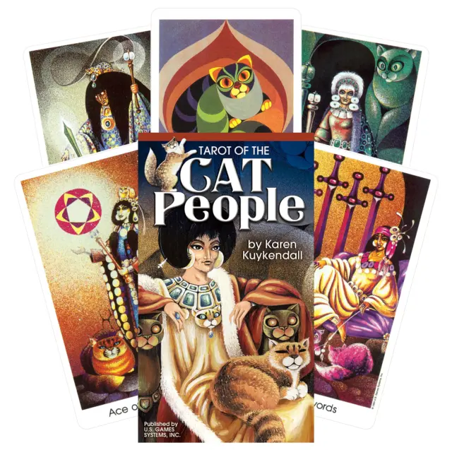 Tarot Of The Cat People Karten Deck Karen Kuykendall US Games Systems CP78