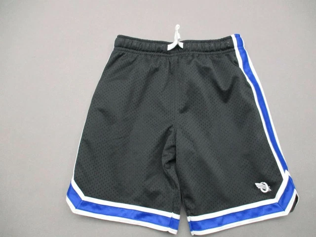 OshKosh B'Gosh Size 7 Boys Black/Blue Athletic Performance Track Shorts T499