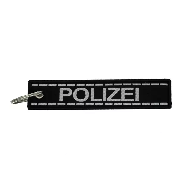 Polizei Schlüsselanhänger Schwarz Polizei Schlüsselband Polizei Police COP