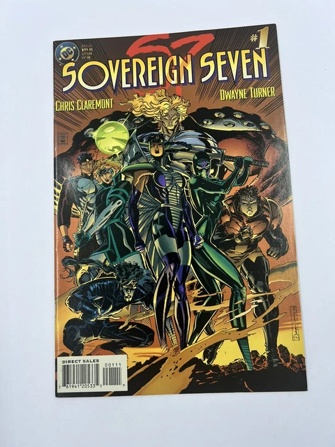 SOVEREIGN SEVEN #1 fumetto Chris Claremont/Dwayne Turner. Luglio 1995