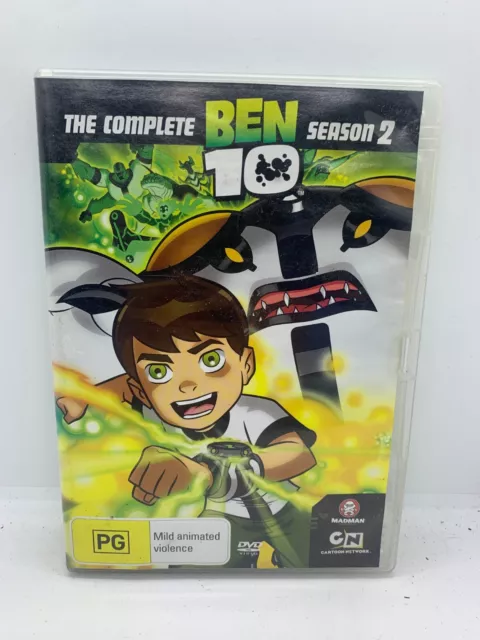 DVD/BLU-RAY COMPACTADO BEN 10 CLÁSSICO 1.2.3.4 TEMPORADA (20DVDS