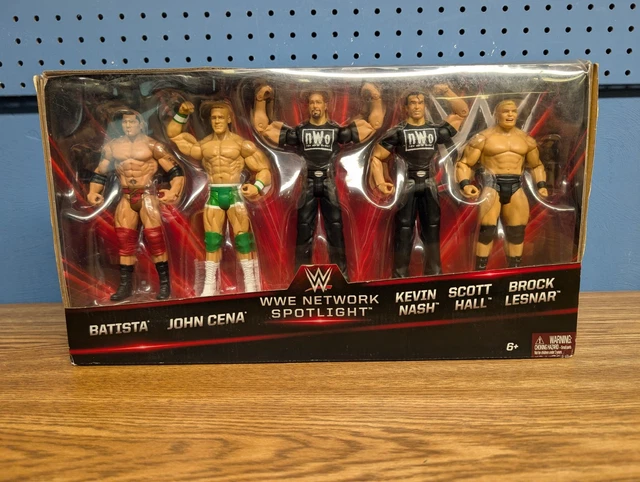 WWE NETWORK SPOTLIGHT Flashback 2002 5-pack. Batista Cena Nash
