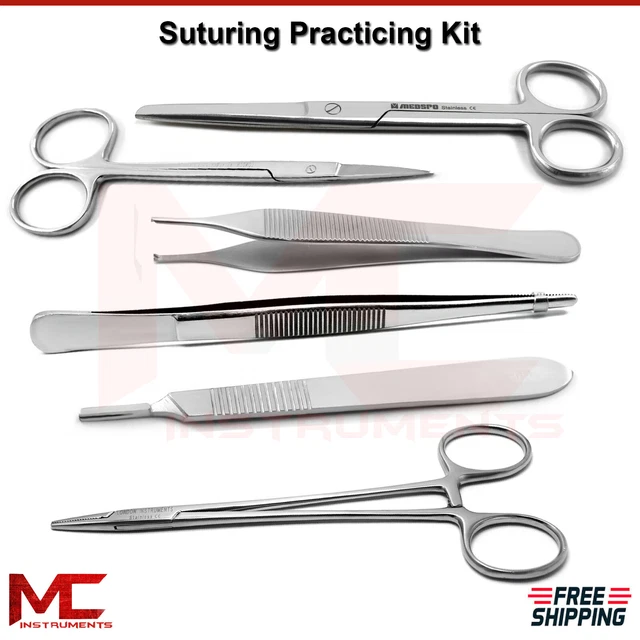 MEDICAL SUTURE PRACTISING Surgical Kit Suturing Training Veterinary