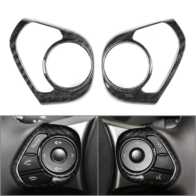 Steering Wheel Button Cover Trim Fit for Toyota GR86 For Subaru BRZ 2017-2023