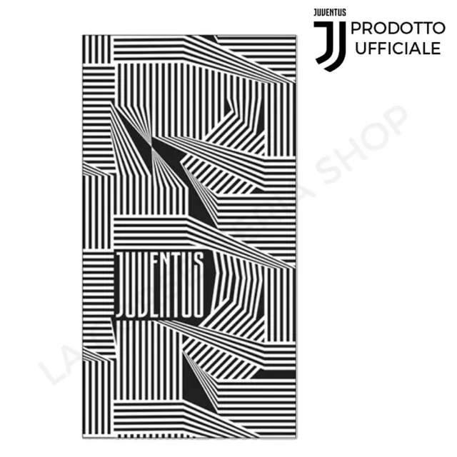 Serviette de Plage En Micro Éponge Coton 90 X 170 CM Juventus Produit Officiel
