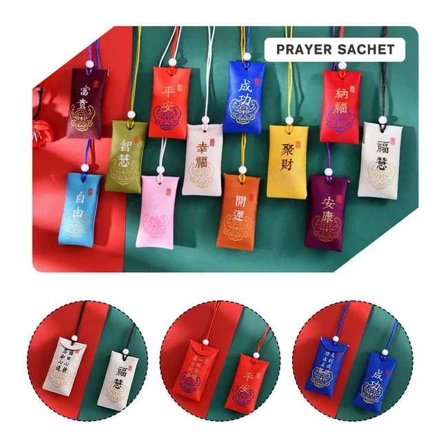 Spiritual Salt With Sachet,Buddhist Spiritual Salt Pouch Necklacespiritual L9F5