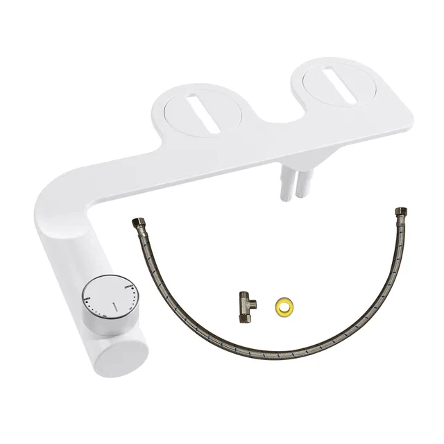 SL41 Attacco bidet sottile per sedili WC ugello regolabile singolo freddo X4Y7